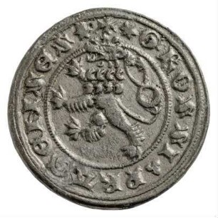 Münze, Prager Groschen, 1346 - 1378