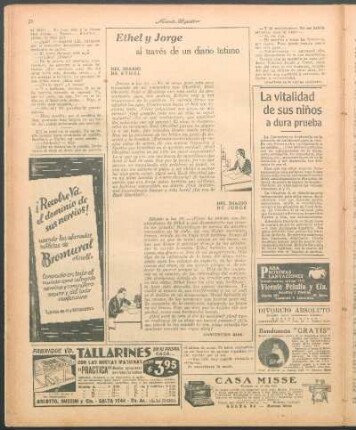 Ethel y Jorge al través de un diario íntimo
