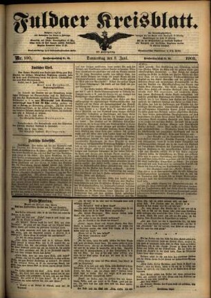 Ausgabe vom Donnerstag, den 08. Juni 1905.