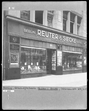 Geschäftshaus Reuter und Siecke