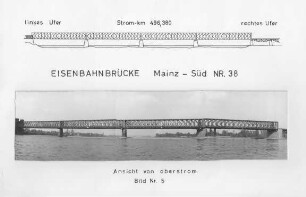 Eisenbahnbrücke Mainz-Süd/Rhein