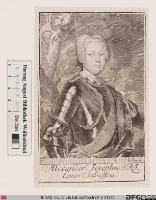 Bildnis Alexander Joseph Sulkowski (1752 Fürst)