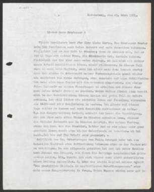 [Brief von Julius Bahle an Otto Selz vom 29. März 1934]