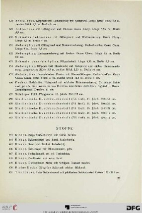 Stoffe (Nr. 443-455)
