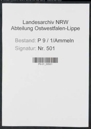 Sterberegister Standesamt Ammeln