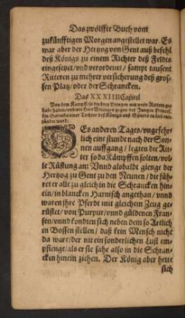 Das XXXIIII. Capitel.