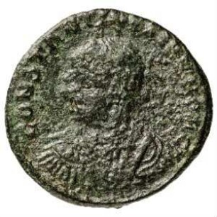 Münze, Follis, Aes 3, 317 - 340 n. Chr.