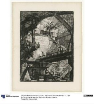 Carceri d´invenzione: Titelblatt