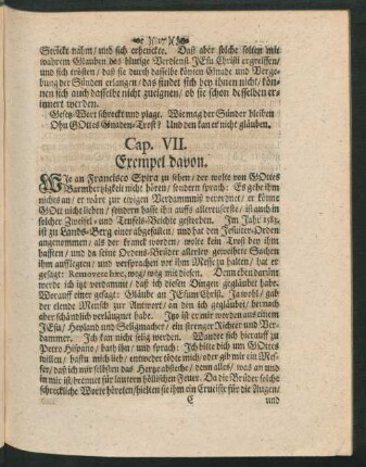 Cap. VII. Exempel davon