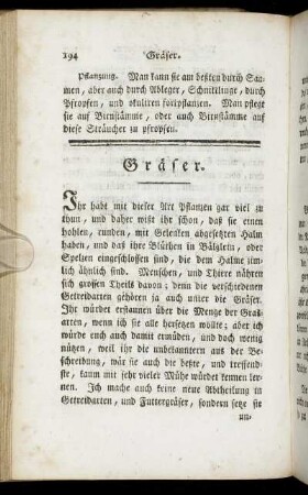 Gräser.