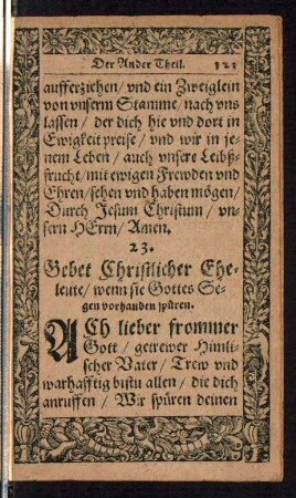23. Gebet Christlicher Eheleute ...