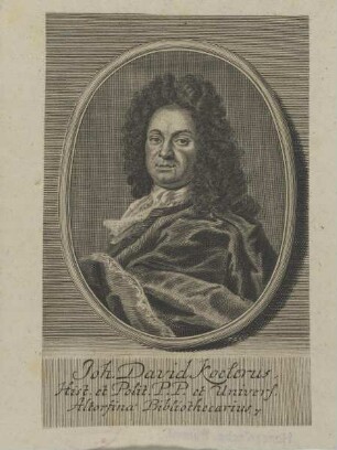 Bildnis des Johann David Koelerus