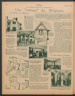 Un "cottage" de Belgrano : La arquitectura moderna