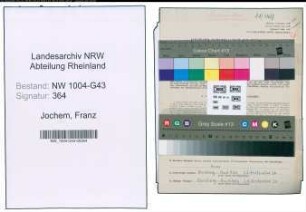Entnazifizierung Franz Jochem , geb. 10.04.1915 (Bauarbeiter)