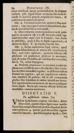 84-94, Disputatio V.