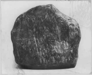 Geschrammtes Geschiebe vom Cerro Tazna