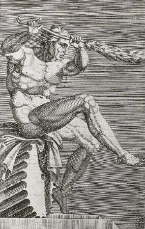 Jünglingsfigur der Sixtinischen Decke