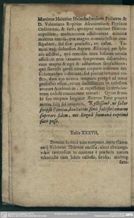 Testis XXXVII