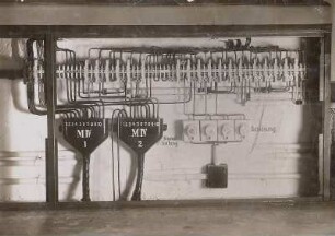 Schalthaus W.I - Meßleitungskanal Maschinenfeld Maschine 4, W.I (linke Hälfte)