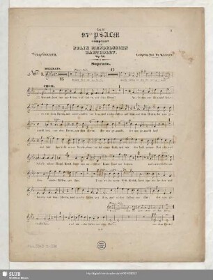 Chorstimmen [Druck]