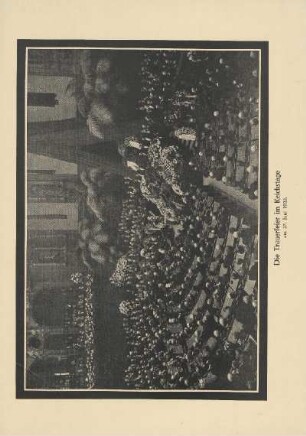 Die Trauerfeier im Reichstage am 27. Juni 1922