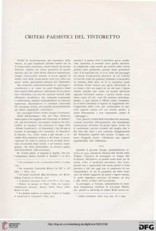 23: Criteri paesistici del Tintoretto