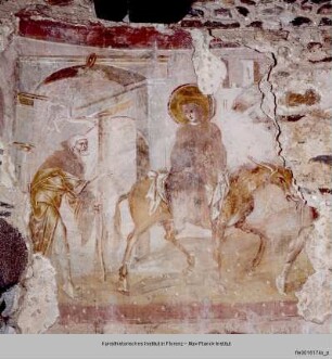 Freskenzyklus Szenen aus dem Leben Mariens : Reise nach Bethlehem