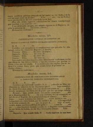Modelo num. 24.