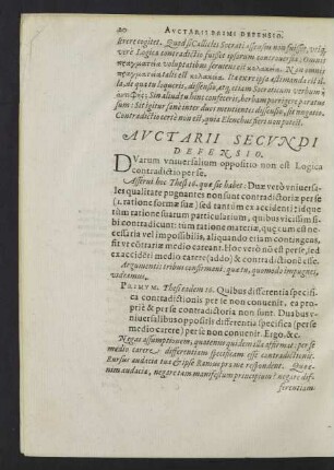 Auctarii Secundi Defensio.