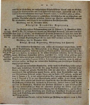 Amtsblatt der Regierung zu Merseburg. 1837