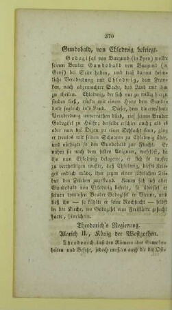 Gundobald, von Chlodwig bekriegt