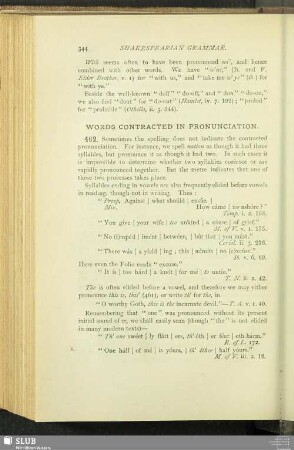 Words Conracted In Pronunciation