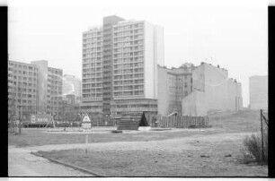 Kleinbildnegativ: Mehringplatz, 1979