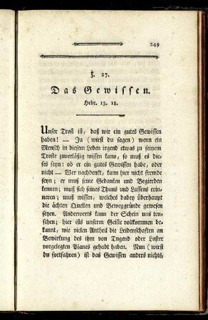 §. 27. Das Gewissen.