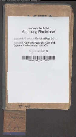 Personalakte: Bachem, Eduard Conrad Johann