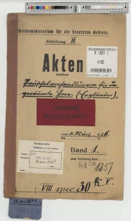 Pauschalverhandlungen für die geräumte Zone (Engländer)