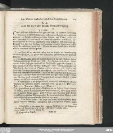 §. 4. Von der wirkenden Ursach der Rechtfertigung.