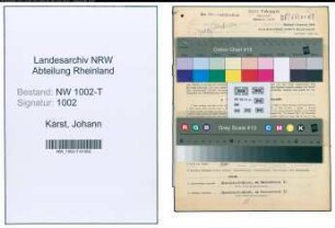 Entnazifizierung Johann Karst , geb. 06.08.1895 (Handwerker)
