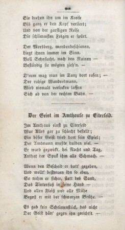 Der Geist im Amtshause zu Eiterfeld