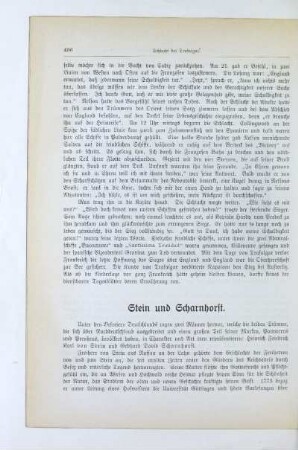 Stein und Scharnhorst