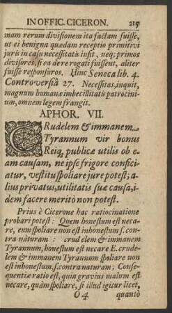 Aphor. VII.