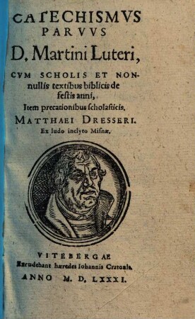 Catechismus Parvus D. Martini Luteri