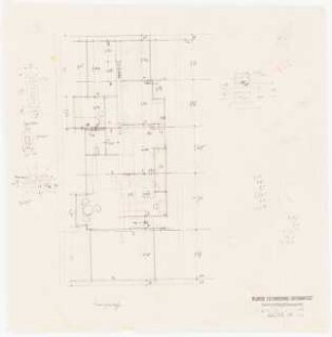 Gutsgebäude: Grundriss Dachgeschoss (Vorskizze) 1:100