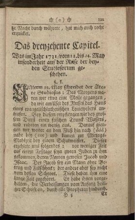 Das dreyzehente Capitel – Das vierzehente Capitel