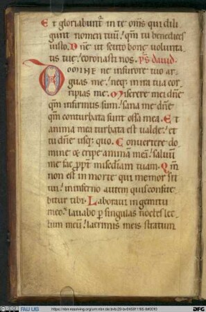 Psalterium - UER MS 118
