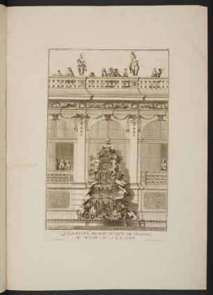 La Grande Cascade Du Coté Du Portail Au Milieu De La Gallerie.