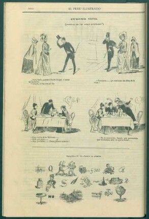 [Álbum humorístico.] : Cuento vivo. (Original de "El Siglo Ilustrado.")