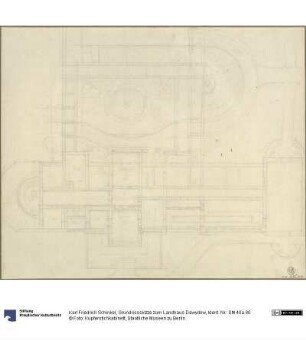 Grundrissskizze zum Landhaus Dawydow