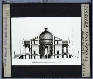 Vicenza, Villa Rotonda : Schnittzeichnung