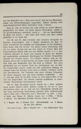 X. Abwehrkämpfe der 9. Armee an der Oise (Aisne)